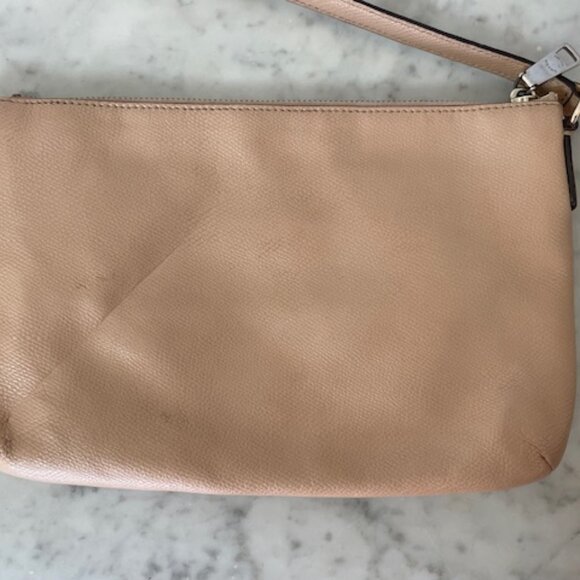 COACH East/West Pop Crossbody Tan Purse Adjustable Shoulder Bag F52881 - Picture 12 of 17